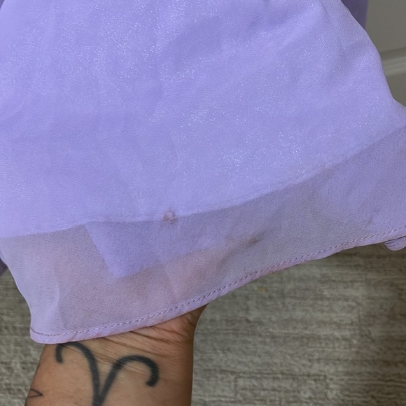 Custom Altered Lilac Gown- Empire Waist - Picture 9 of 9